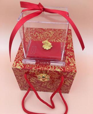 厂家直销千足金《1克金貔貅》纯金摆件 保险礼品、会销礼品